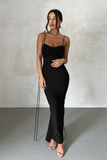 Kukombo valentines day outfits Sexy backless pleated long skirt evening dress