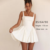 Kukombo outfit Summer White Elegant Backless Dress Sexy Big Bow Birthday Party Dresses Casual Holiday A Line Fluffy Women's Clothing