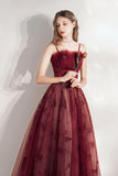 Kukombo valentines day outfits Red banquet temperament long dress