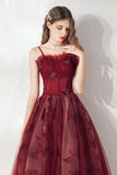 Kukombo valentines day outfits Red banquet temperament long dress