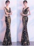 Kukombo valentines day outfits  Elegant Mermaid Evening Dress Sleeveless Sequins Robe De Soriee V-neck Tulle Prom Gown Beads Formal Dress New 2024