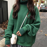 Kukombo Basic High Neck Sweatshirt