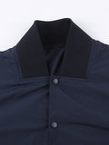 Kukombo Button Down Nylon Varsity Jacket