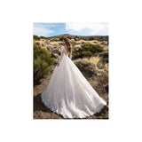 crystal fascination dress to impress Summer New Women's Long-Sleeved off-Shoulder Bridal Wedding Dress Dress Dress 8801