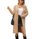 dti outfits Women's Knitwear 2024 Autumn and Winter New Mid-Length Casual Loose Sweater Coat for Women