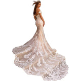 dress to impress divine being Fishtail Trailing Outdoor Light Wedding Dress Lace Slimming Bridal Main Wedding Dress 2024 New Wedding Fairy Wedding Dress