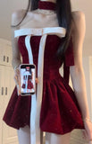 Kukombo Ball Gown Strapless Dark Red Christmas Dress Birthday Dresses Birthday Outfits