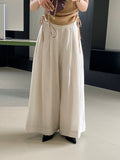 Kukombo Dressing Top Student Lazy Style Texture Pants Women's Drape All-match Pants High-end Wide-leg Pants 6029