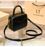 style mistakes Shiling Bag 2024 Summer Simple High Sense Women's Portable Shoulder Crossbody Small Bag Box Bag