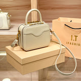 style mistakes Shiling Bag 2024 Summer Simple High Sense Women's Portable Shoulder Crossbody Small Bag Box Bag