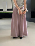 Kukombo Dressing Top Student Lazy Style Texture Pants Women's Drape All-match Pants High-end Wide-leg Pants 6029