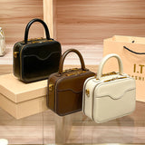 style mistakes Shiling Bag 2024 Summer Simple High Sense Women's Portable Shoulder Crossbody Small Bag Box Bag