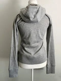 Kukombo Grey Faux Fur Wool Double Zipper Jacket Hoodies Women's Slim Waist Hooded Vintage Y2k Coats Ropa Mujer Casual Fashion Sweatshirt