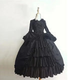 Neck Waist Spliced Bow Dress Strawberry Lolita Medieval Retro Gothic Court Lolita Dress Square