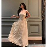 Kukombo nye outfits party outfit Elegant A Line Spaghetti Straps Long Prom Dresses Birthday Outfits Evening Gown SD984