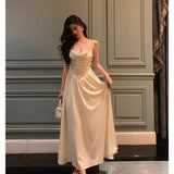 Kukombo nye outfits party outfit Elegant A Line Spaghetti Straps Long Prom Dresses Birthday Outfits Evening Gown SD984