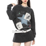 Kukombo Downtown Girl Aesthetic Sweatshirt