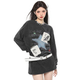 Kukombo Downtown Girl Aesthetic Sweatshirt