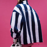 Kukombo Blokette Stripe Fleece Jacket