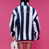 Kukombo Blokette Stripe Fleece Jacket