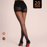 Kukombo Black Pantyhose Women's Sexy Solid Tights Spring Autumn Super Stretch Leggings Streetwear Retro Y2k Female Stockings