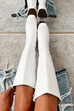 Kukombo My Only Addiction Patent Leather Platform Boots (White)