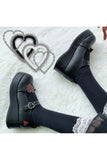 Kukombo Kawaii Cute Heart Platform Shoes