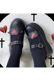 Kukombo Kawaii Cute Heart Platform Shoes