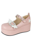 Kukombo Kawaii Cute Heart Platform Shoes