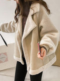 Kukombo Lambswool Suede Patch Loose Jacket