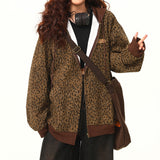 Kukombo Found Leopard Oversized Hoodie