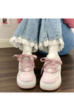 Kukombo Pink Platform Casual Shoes