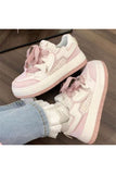 Kukombo Pink Platform Casual Shoes