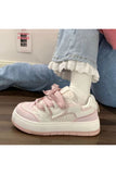 Kukombo Pink Platform Casual Shoes