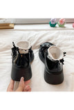 Kukombo Sweet Lace Bowknot Lolita Shoes