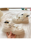 Kukombo Sweet Lace Bowknot Lolita Shoes