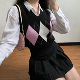 Kukombo Cher Argyle Vest