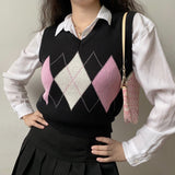 Kukombo Cher Argyle Vest