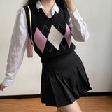 Kukombo Cher Argyle Vest