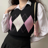 Kukombo Cher Argyle Vest