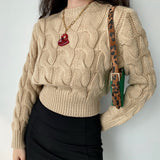 Kukombo Myra Cable Knit Sweater