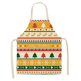 Linen Merry Christmas Apron Christmas Decorations for Home Kitchen Accessories Natal Navidad 2021 New Year Christmas Gifts