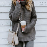 Christmas Gift Autumn Winter Turtleneck Women Long Sleeve Turtle Neck Women Knitted Green Sweater Women's Jumper Pullovers Sweaters for women