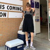 Christmas Gift Korean Overalls Harajuku Student Style 2022 Summer Loose Thin  Pants  Thin Retro Straight Women's Overalls Demin Jumpsuits