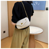 Kukombo Luxury Design Pu Leather Shoulder for Women 2022 New Handbag with Purse Female Travel Crossbody Bags Chain Sling Tote 2 Pcs/set