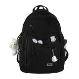 Graduation Gift Big Sale Fashion Big Student Backpack NEW Badge Rucksack Girls School Bag High Capacity Women Backpack Female Cute Leisure Travel Mochila k60