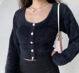 Kukombo Daphne Rosette Longsleeve Cardigan