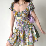 Kukombo Flora Oil Painting Dress