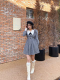 Kukombo Penny Houndstooth Doll Dress