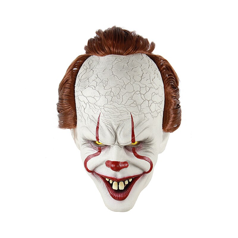 Kukombo Halloween Horror Joker Mask Pennywise Scary Mask Zombie Mask H